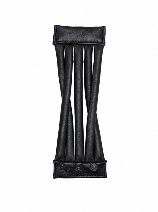 Bracciale 5 giri vera pelle