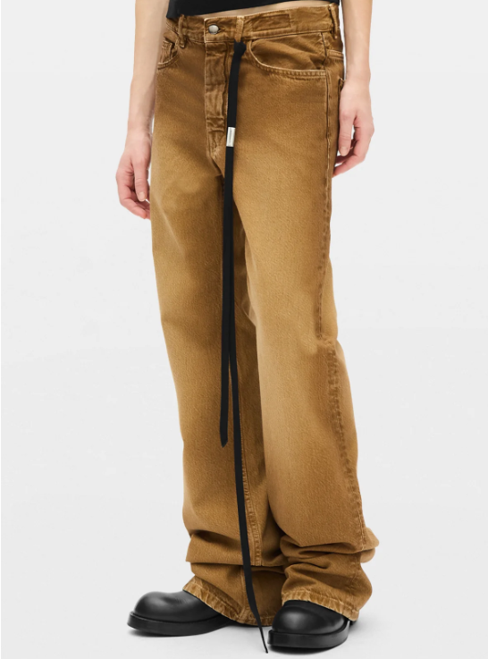 GENOVEVA 5-POCKETS RELAXED FLARED TROUSERS SUNFADE
