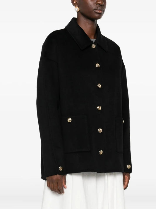 LUCA JACKET BLACK CASHMERE BLEND