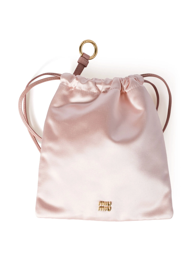 satin makeup bag