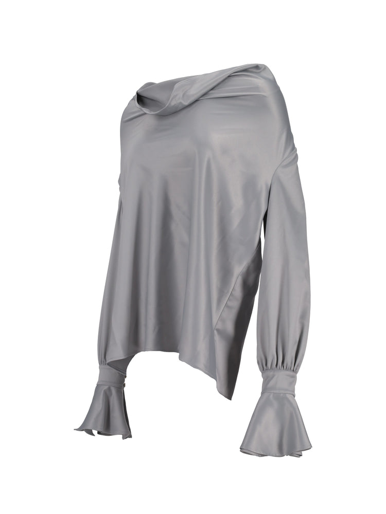 FILIPA BLUSA CREPE SATIN