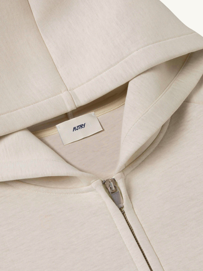 logo-debossed hoodie