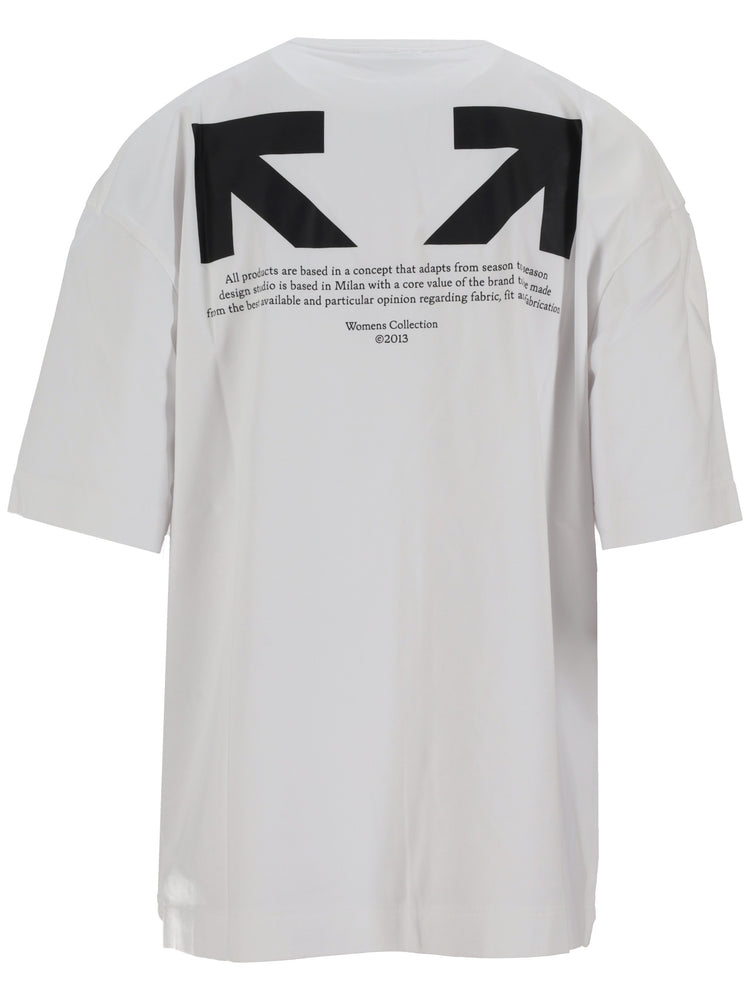 HALF ARROW SKATE S/S TEE UNI BLACK - WHI