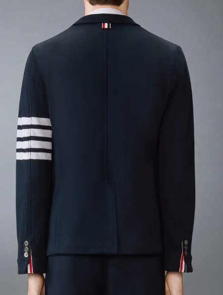 SACK JACKET IN DOUBLE FACE KNIT W/ ENG 4BAR
