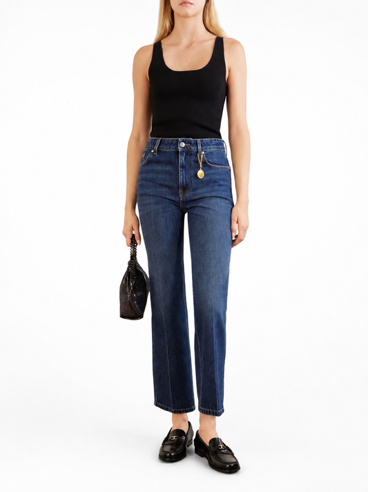 CROPPED KICK JEANS
