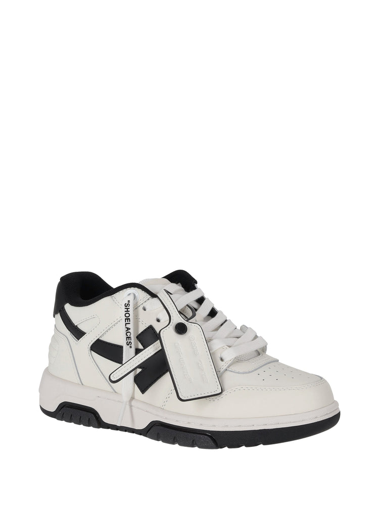 OUT OF OFFICE CALF LEATHER WHITE/BLACK