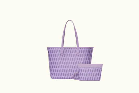 TOTE CALF/COATED CANVAS