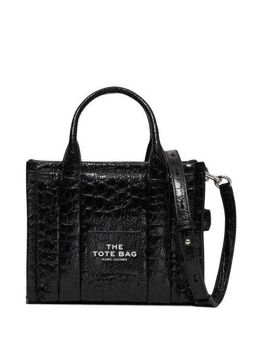 The Small Tote bag Croc-Embossed