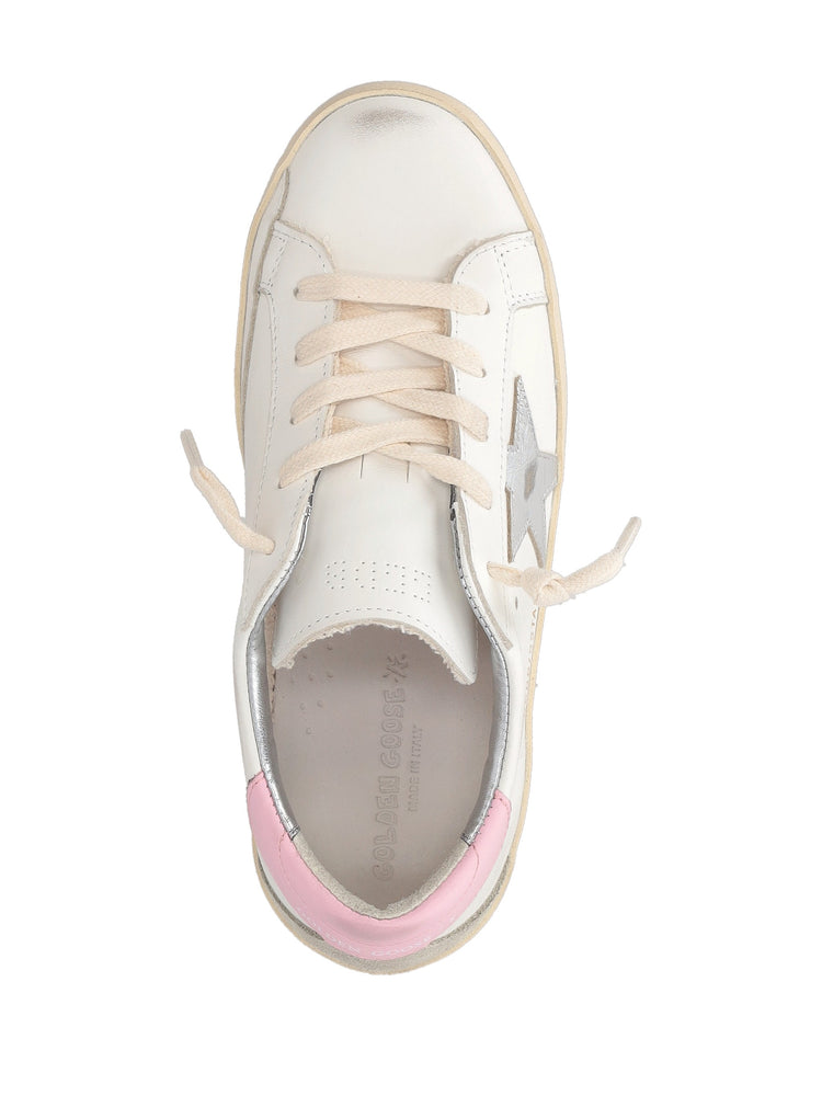 SUPER-STAR LEATHER UPPER AND HEEL LAMINATED STAR SUEDE SPUR