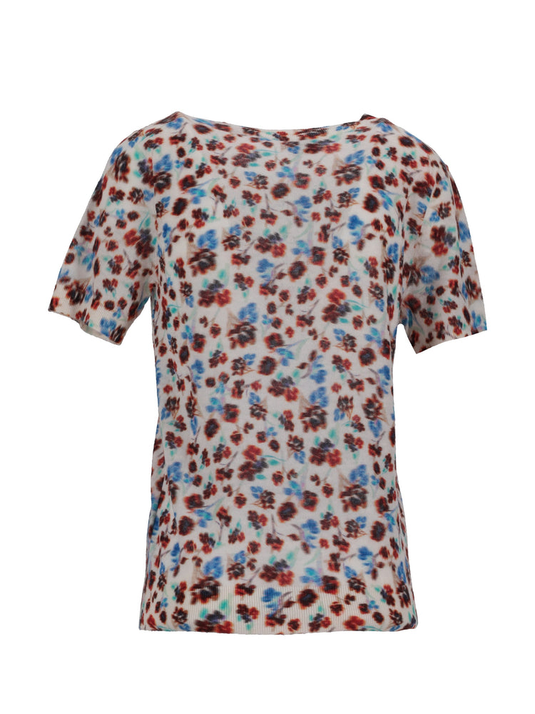 WOMENS KNITTED SS TOP