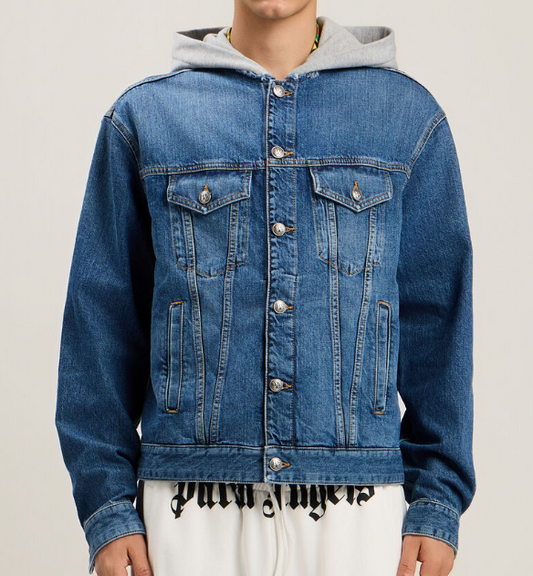 MW CURVED LOGO DENIM JACKET