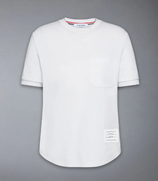 SHORT SLEEVE TEE IN COTTON MILANO