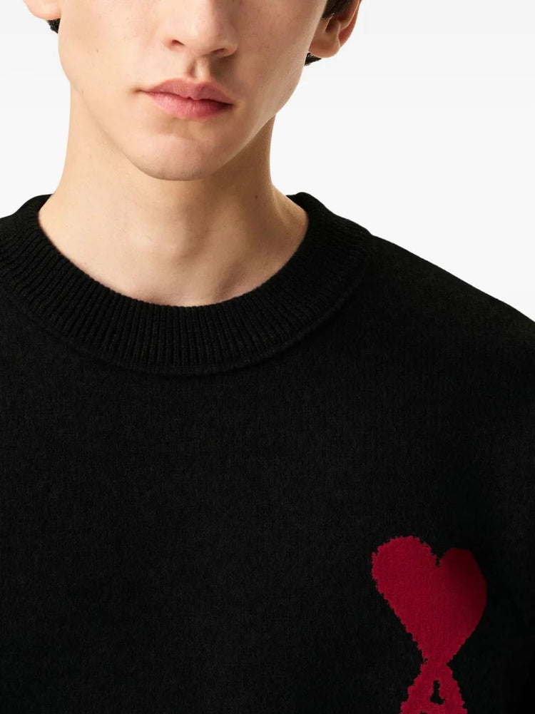 PULL COL ROND AMI DE COEUR