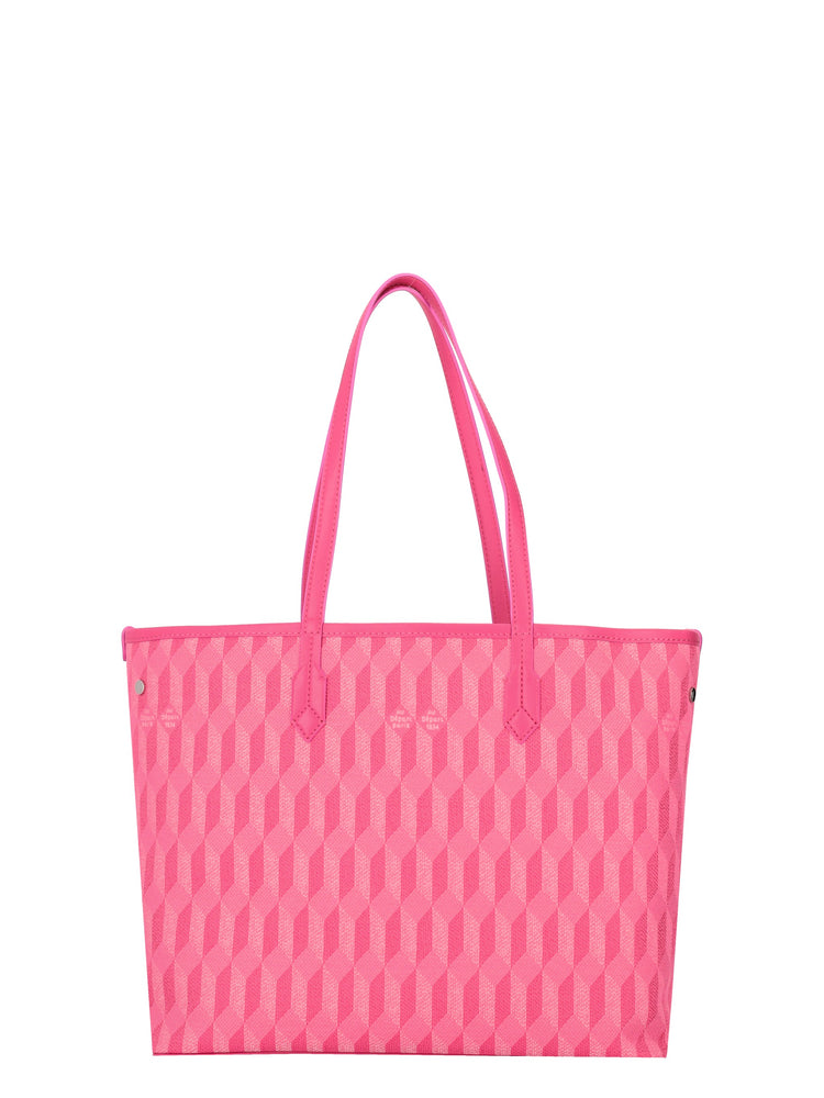TOTE CALF/COATED CANVAS