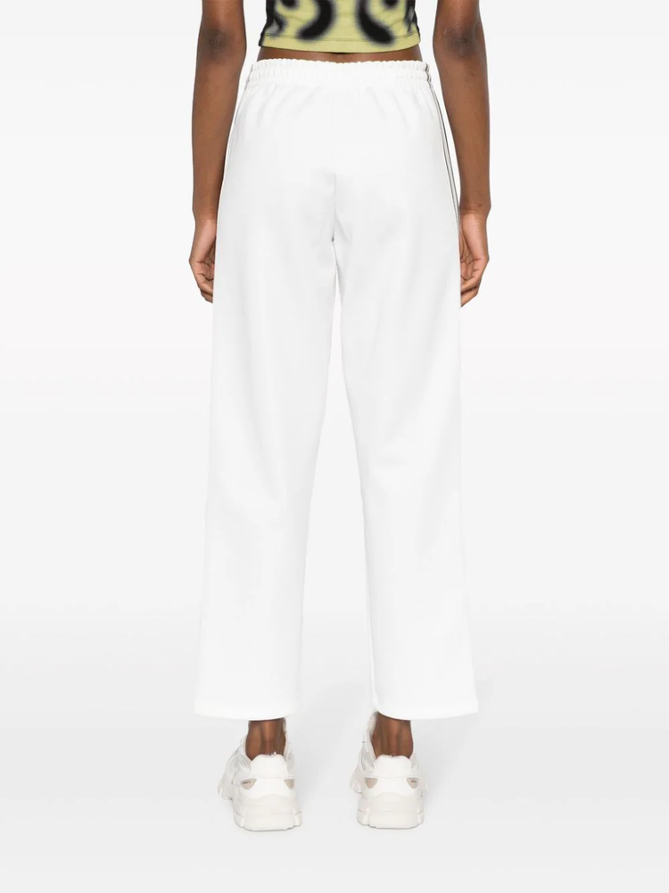 logo-embroidered striped track pants