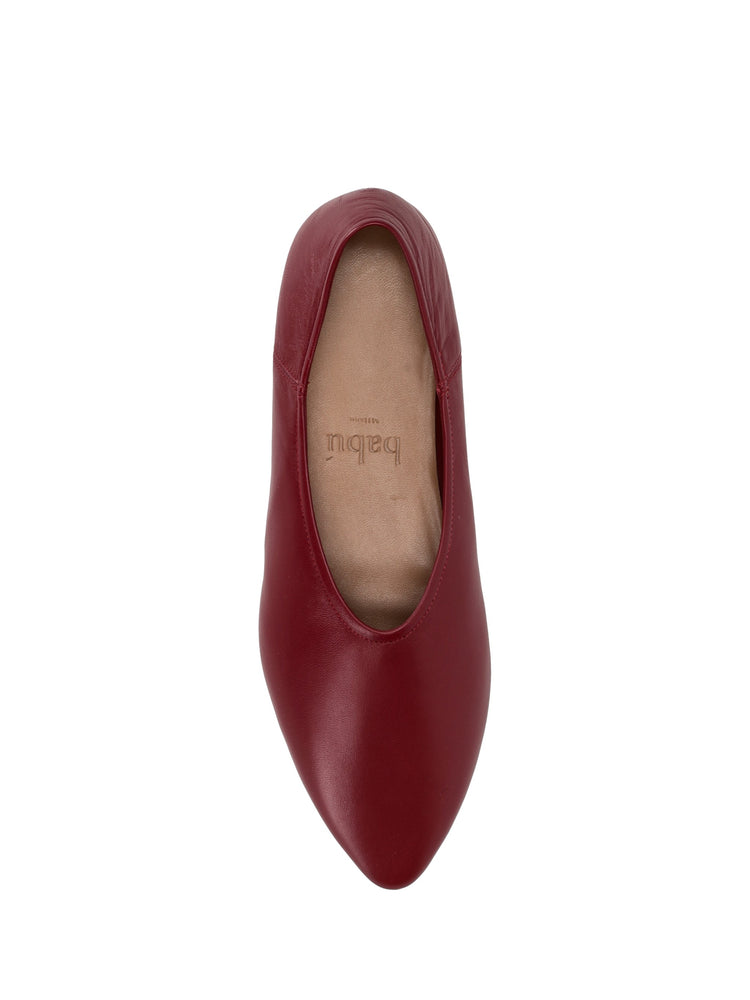 Lipstick Red Leather - Babu Shoes