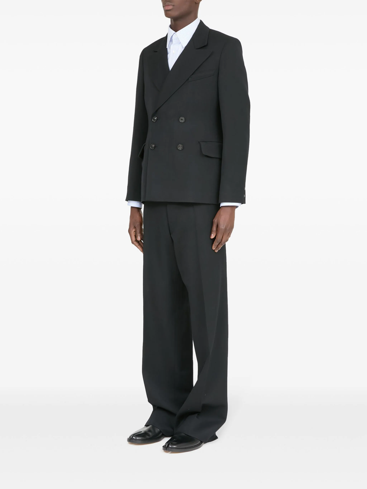 four-stitch wool blazer