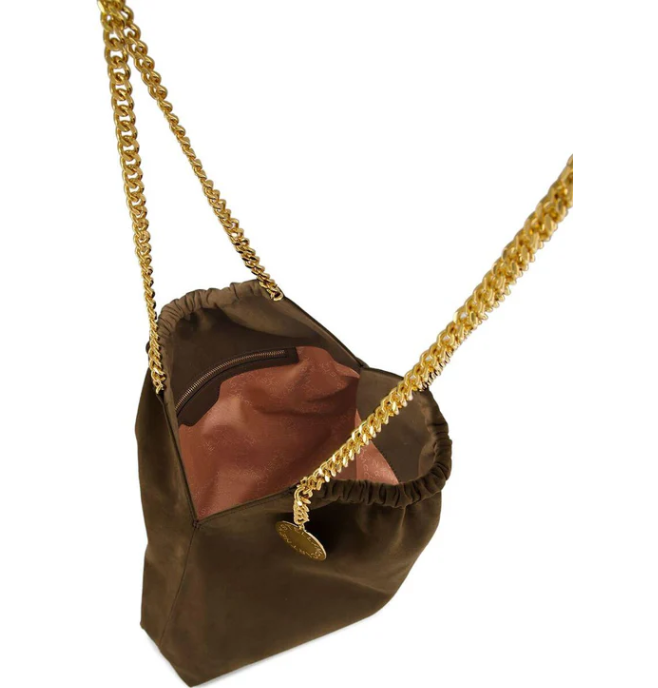 FALABELLA MEDIUM DRAWSTRING ALTER SUEDE