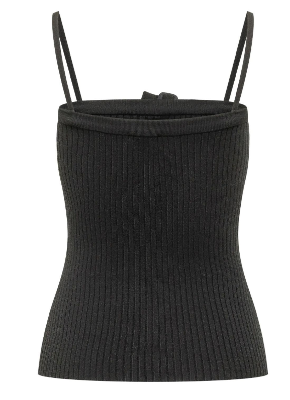 TOP BUCKLE RIB KNIT
