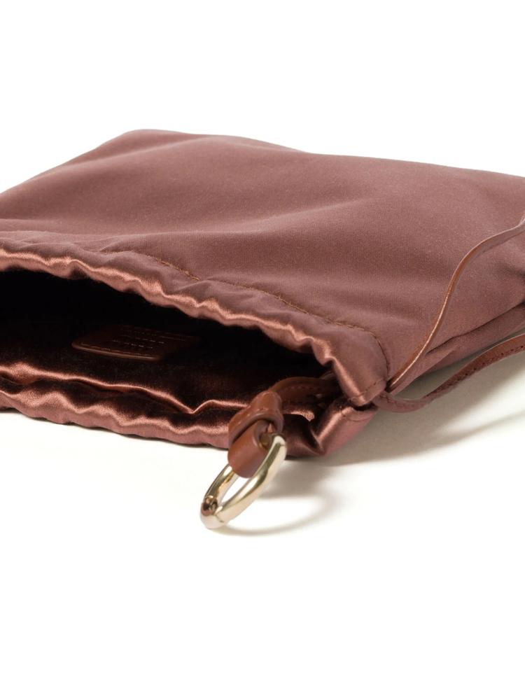 satin makeup bag