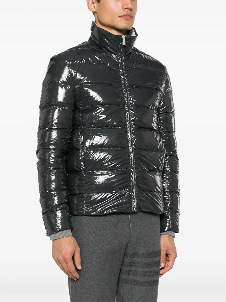 reversible zip-up puffer jacket