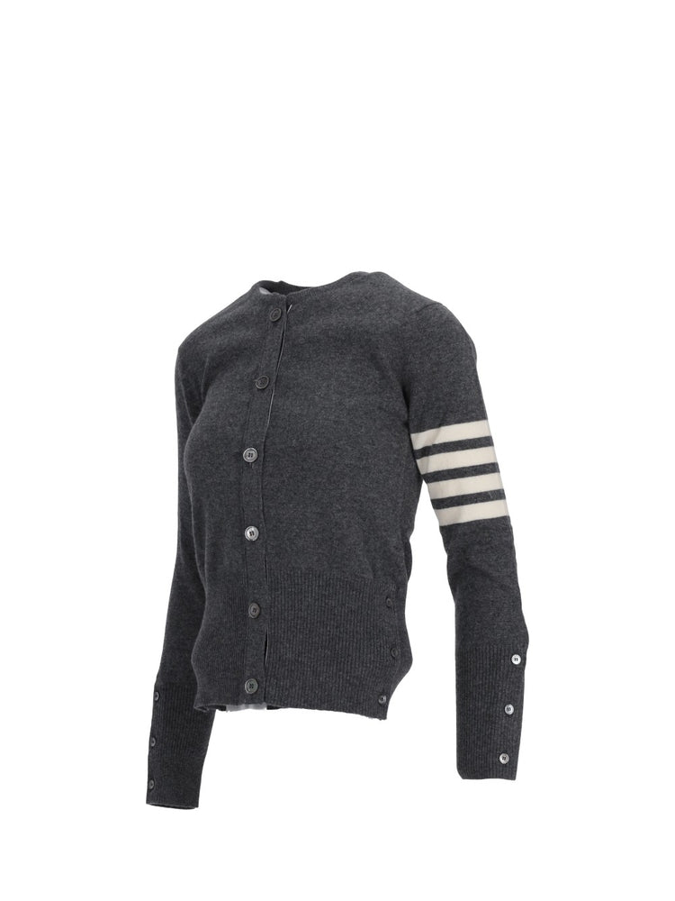 4-bar stripe cardigan