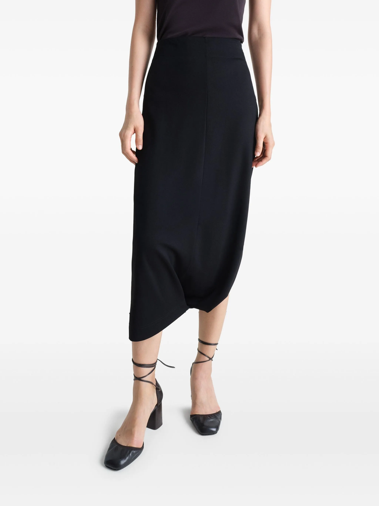 twisted hem skirt