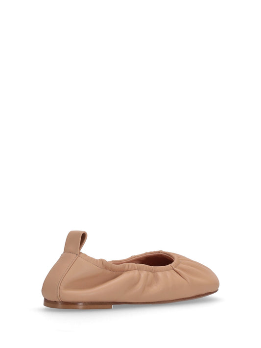 OBLIQUA SOFT BALLERINAS - Calfskin Leather