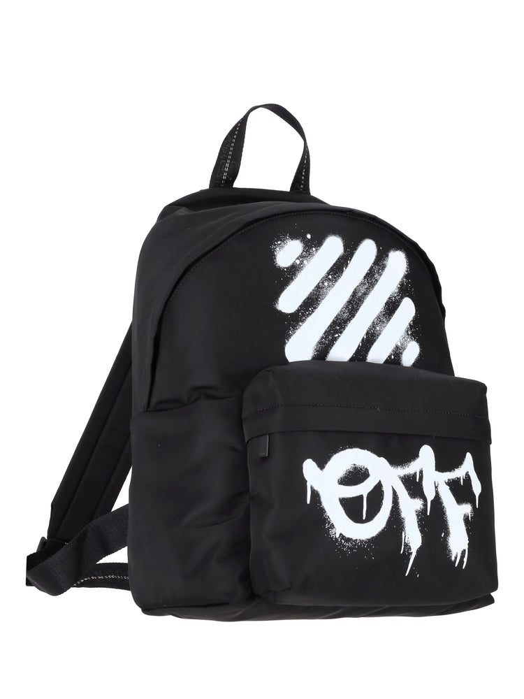 DIAG SPRAY BACKPACK BLACK - WHITE