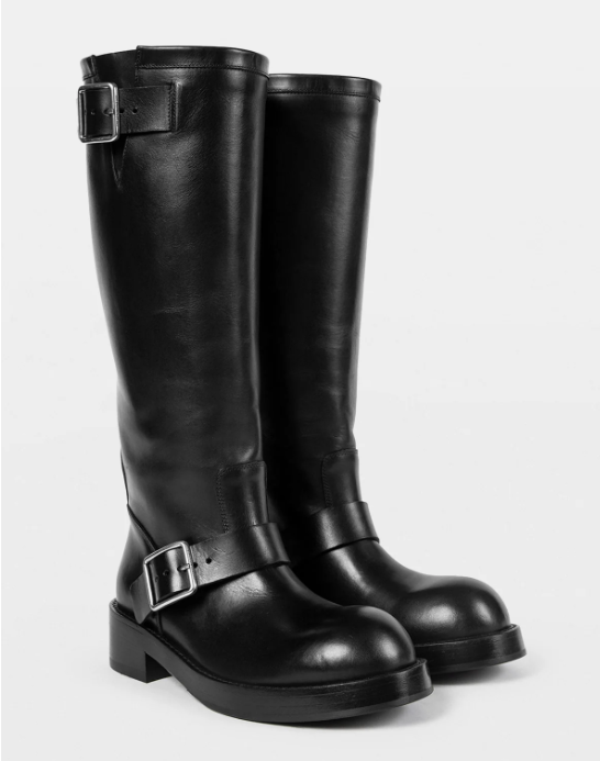 ARWA ENGINEER HIGH BOOTS WITH BUCKLES TUXON