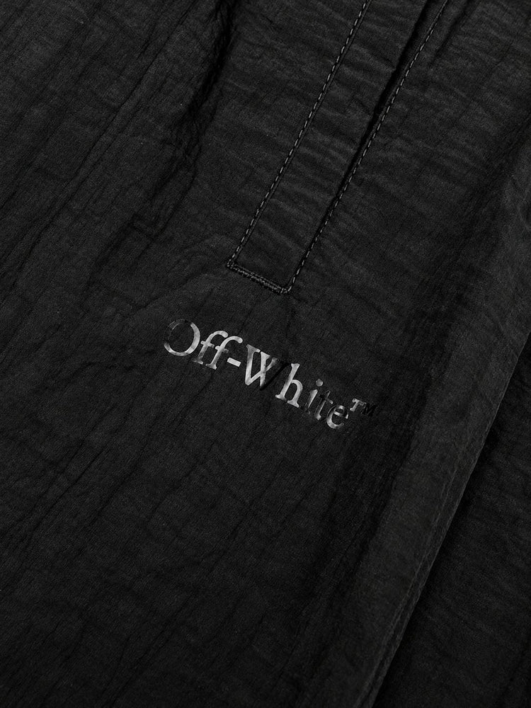 GLOSSY ARROW NYL RELAX TRACKPANT