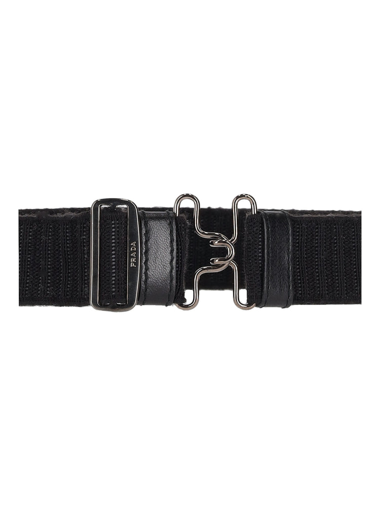 PRADA belt eleastico 4cm black
