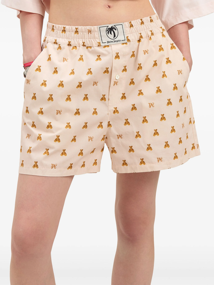 Mini Bear Monogram shorts
