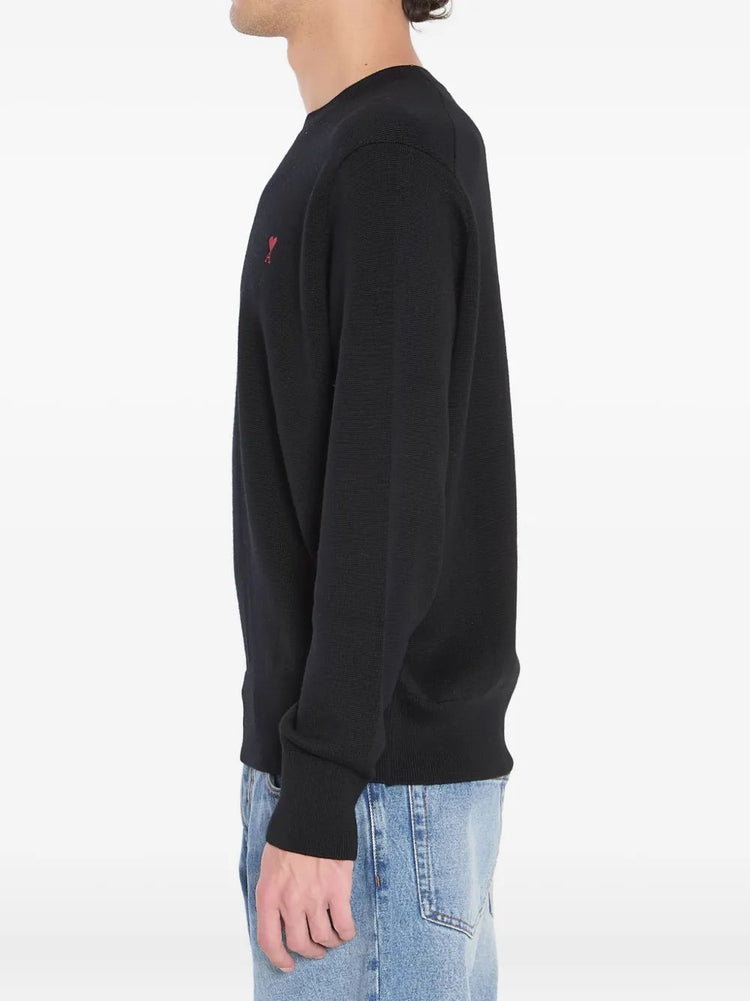 PULL COL ROND AVEC AMI DE COEUR CONTRASTE