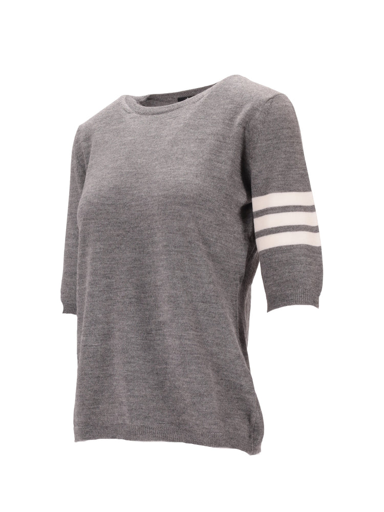 LA ROSE 3/4 merino wool knitwear