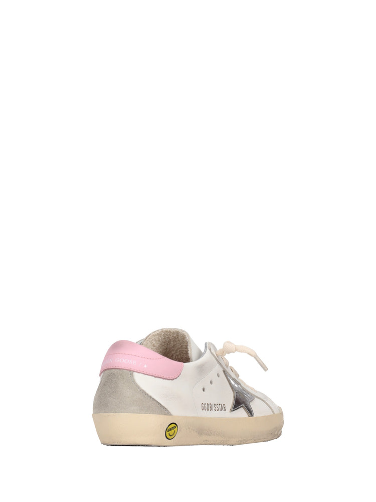 SUPER-STAR LEATHER UPPER AND HEEL LAMINATED STAR SUEDE SPUR
