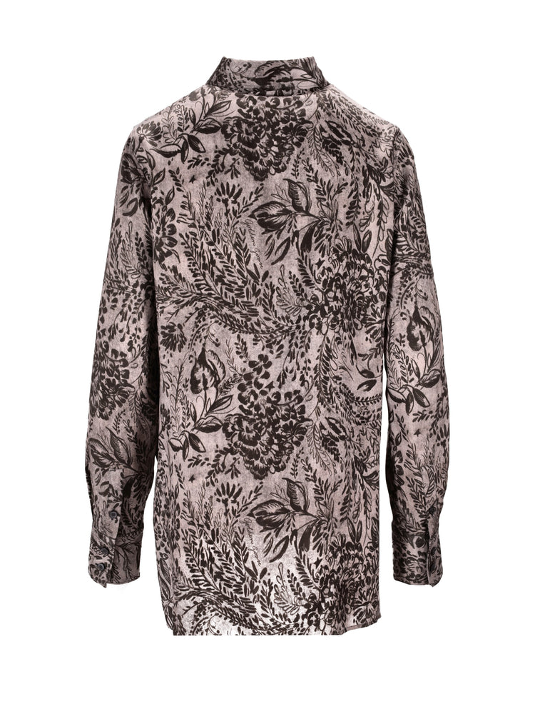 GOLDEN W'S SHIRT PAJAMAS VISCOSE TWILL TOILE DE JOUY ALL-OVER PRINTED