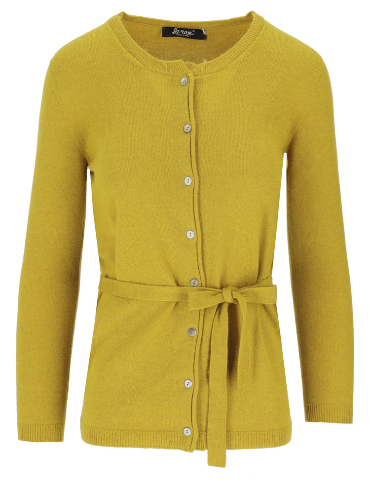 cashmere cardigan coreana lunga con laccetto