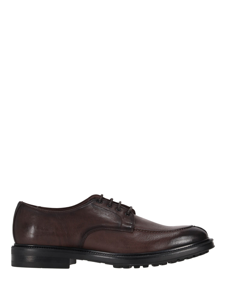 MENS SHOE LARK CHOCOLATE DIP DYE