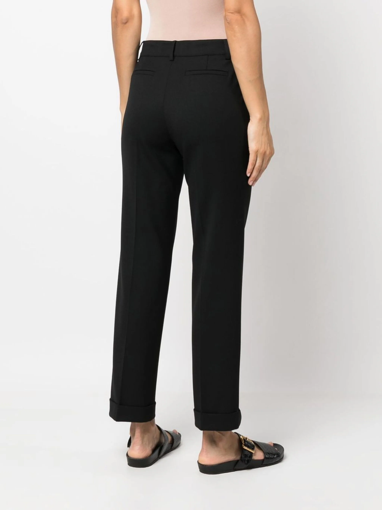 tailored virgin wool-blend trousers