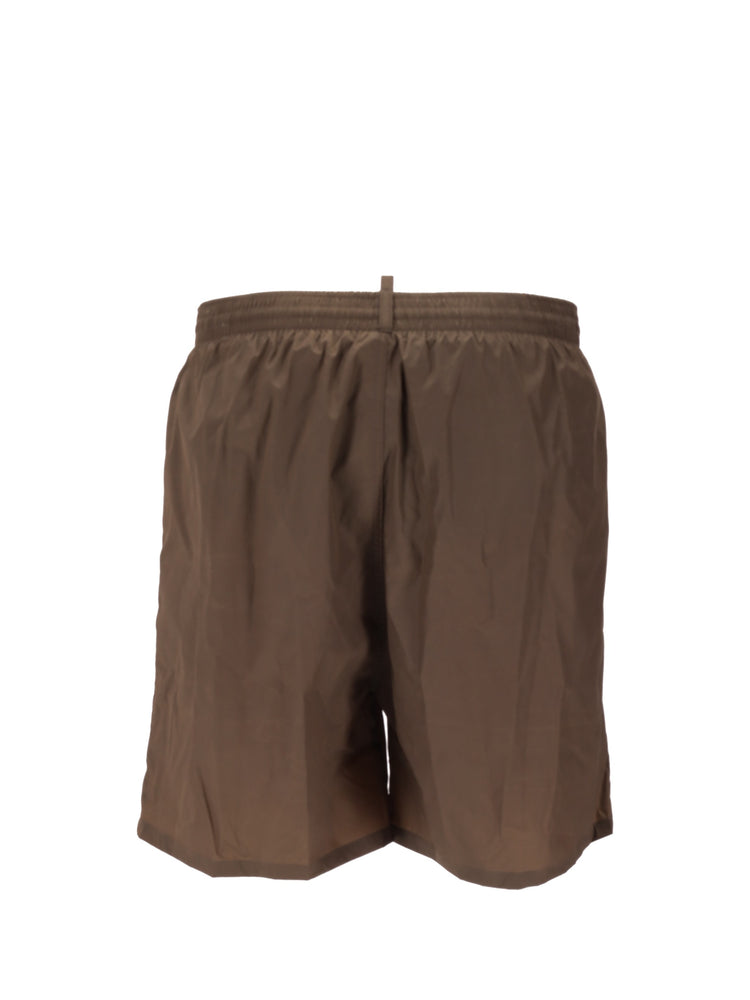 logo-print swim shorts