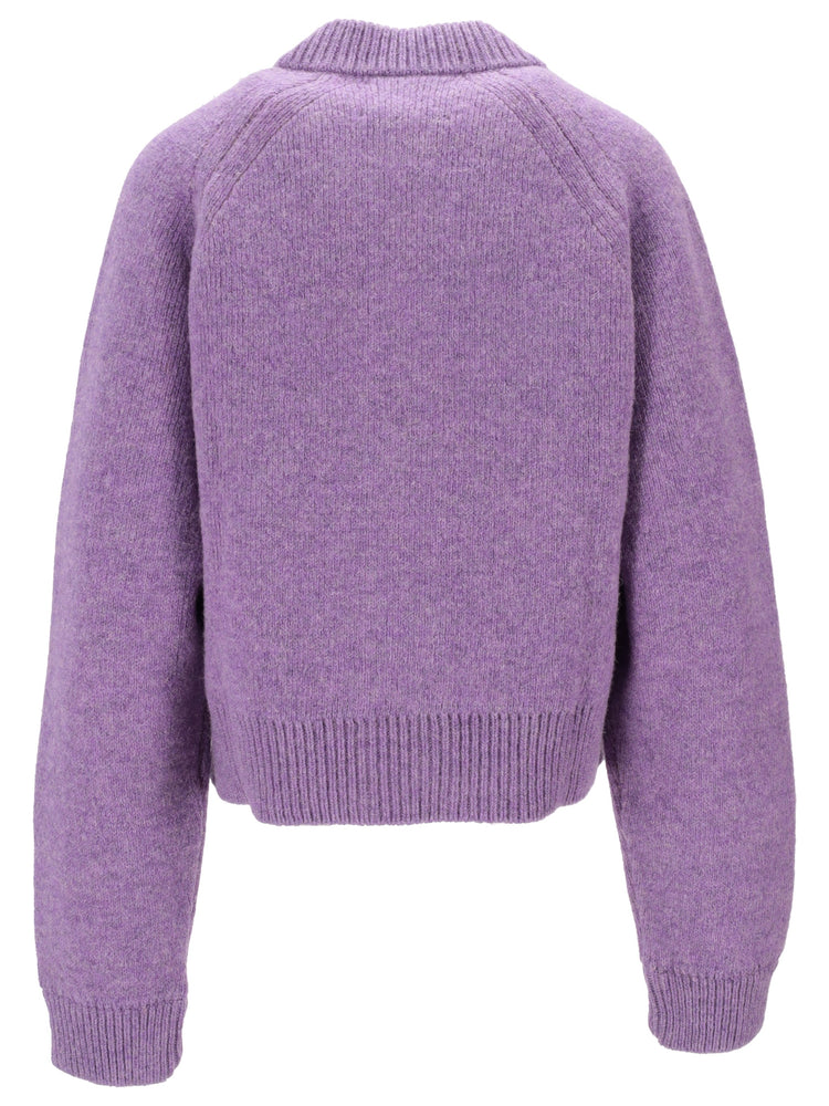 CREW NECK CARDIGAN