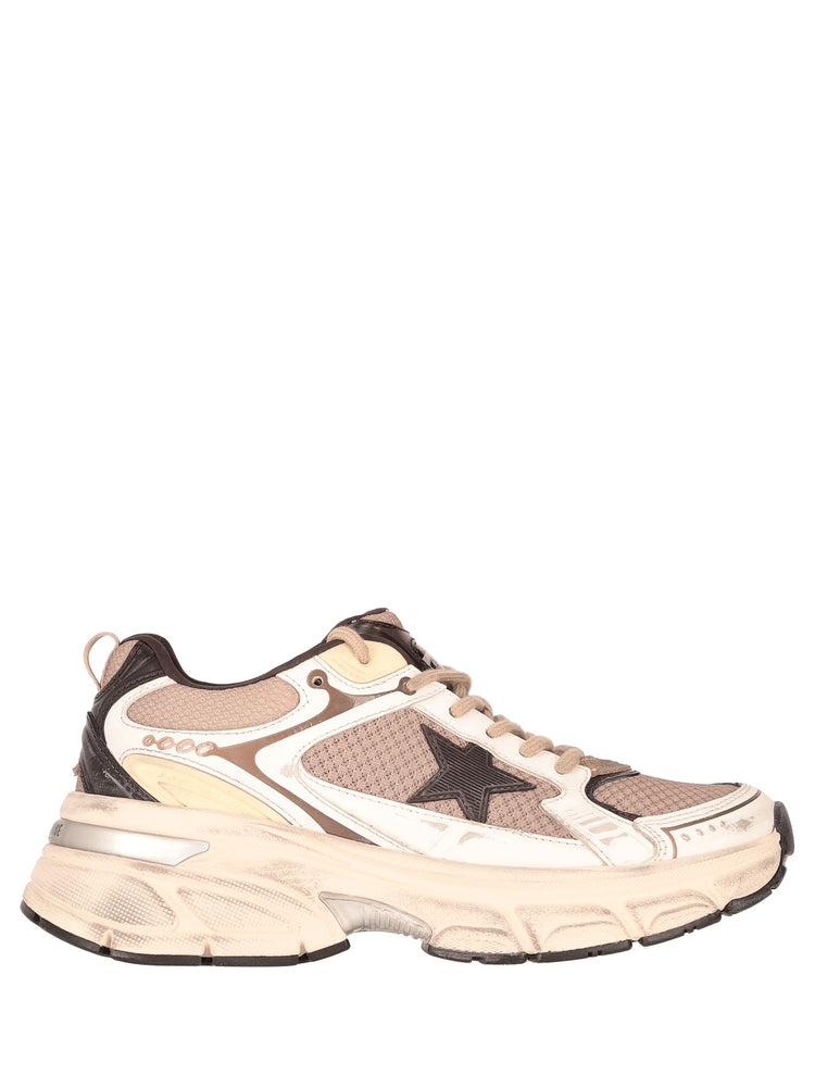 LIGHTSTAR MESH UPPER AND HEEL LEATHER TOE AND SPUR TPU STAR