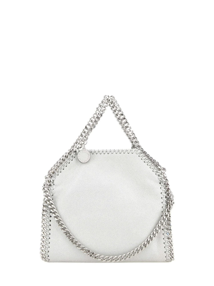 tiny Falabella suede bag