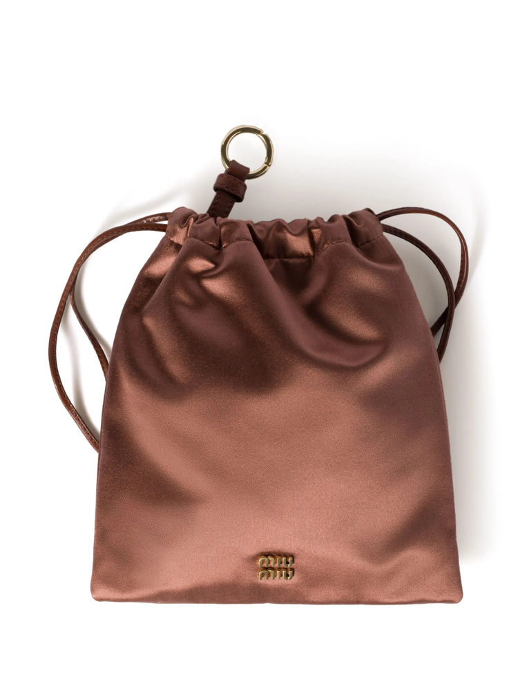 satin makeup bag