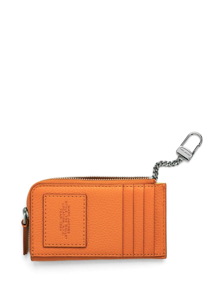 The Leather top zip multi wallet