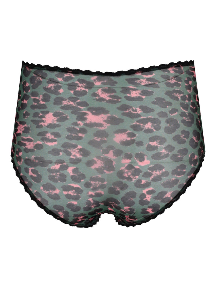 LAURA URBINATI Slip alto verde&rosa