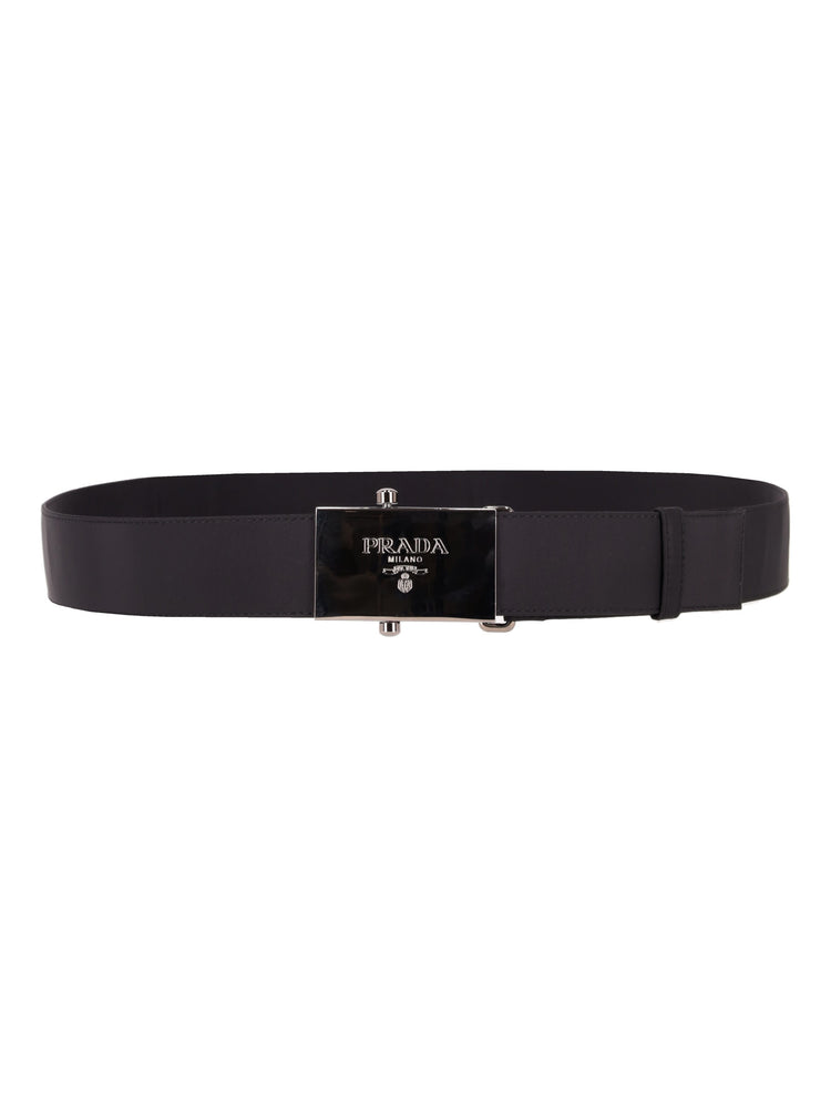 PRADA logo-buckle belt