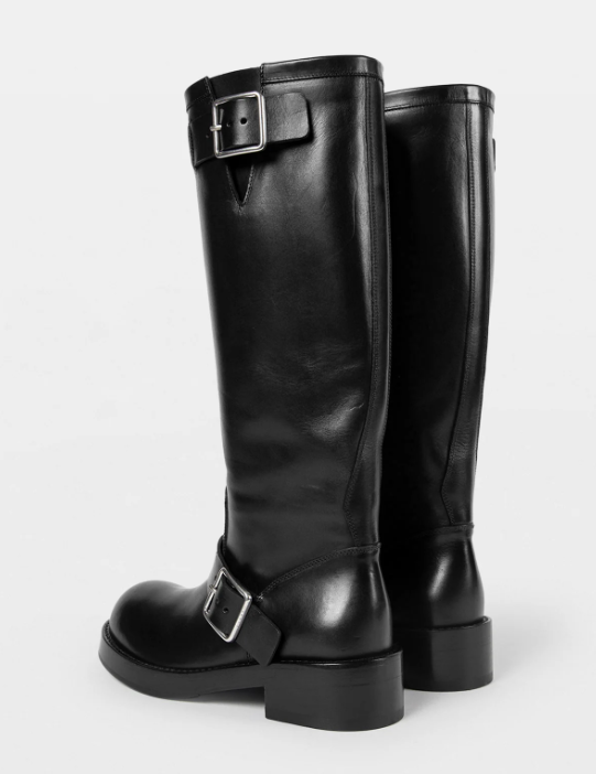 ARWA ENGINEER HIGH BOOTS WITH BUCKLES TUXON