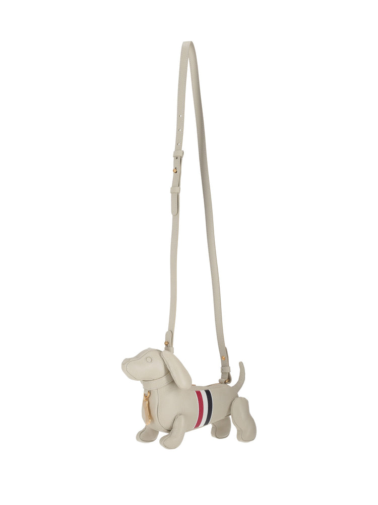 MINI HECTOR CROSSBODY W/ RWB STRIPE IN PEBBLE GRAIN LEATHER